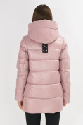 Оптом Куртка зимняя розового цвета 7389R, фото 12
