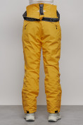 Оптом Полукомбинезон с высокой посадкой женский зимний горчичного цвета 7399G в Сочи, фото 12