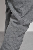 Оптом Полукомбинезон утепленный мужской зимний горнолыжный серого цвета 7431Sr, фото 12