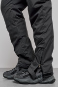 Оптом Полукомбинезон утепленный мужской зимний горнолыжный темно-серого цвета 7431TC в Казани, фото 17