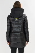 Оптом Куртка зимняя черного цвета 7501Ch в Екатеринбурге, фото 4