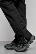 Оптом Полукомбинезон утепленный мужской зимний горнолыжный черного цвета 7503Ch в Сочи, фото 16