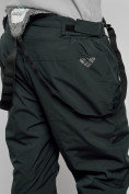 Оптом Полукомбинезон утепленный мужской зимний горнолыжный темно-зеленого цвета 7503TZ, фото 13
