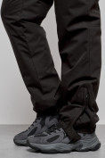 Оптом Полукомбинезон утепленный мужской зимний горнолыжный темно-серого цвета 7504TC в Перми, фото 8