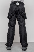 Оптом Полукомбинезон утепленный мужской зимний горнолыжный черного цвета 7507Ch, фото 15