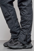 Оптом Полукомбинезон утепленный мужской зимний горнолыжный темно-серого цвета 7507TC в Перми, фото 15