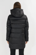 Оптом Куртка зимняя big size черного цвета 7519Ch, фото 14