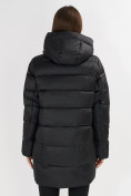 Оптом Куртка зимняя big size черного цвета 7519Ch в Казани, фото 11