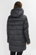 Оптом Куртка зимняя big size темно-серого цвета 7519TC, фото 5