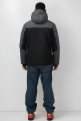 Оптом Горнолыжная куртка мужская зимняя темно-серого цвета 7612TC, фото 8
