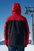 Оптом Горнолыжная куртка мужская зимняя красного цвета 7616Kr, фото 4