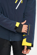 Оптом Горнолыжная куртка мужская темно-синего цвета 77010TS в Екатеринбурге, фото 8