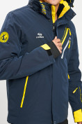 Оптом Горнолыжная куртка мужская темно-синего цвета 77010TS, фото 9