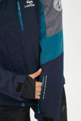 Оптом Горнолыжная куртка мужская темно-зеленого цвета 77013TZ, фото 4