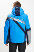 Оптом Горнолыжная куртка мужская синего цвета 77015S, фото 6