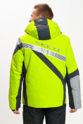 Оптом Горнолыжная куртка мужская зеленого цвета 77015Z, фото 8