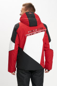 Оптом Горнолыжная куртка мужская красного цвета 77016Kr в Казани, фото 7