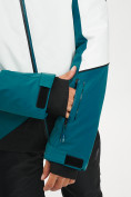 Оптом Горнолыжная куртка мужская темно-зеленого цвета 77016TZ в Казани, фото 8