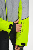 Оптом Горнолыжная куртка мужская зеленого цвета 77016Z, фото 9