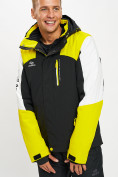 Оптом Горнолыжная куртка мужская желтого цвета 77018J, фото 7