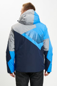 Оптом Горнолыжная куртка мужская синего цвета 77019S, фото 8
