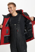 Оптом Горнолыжная куртка мужская красного цвета 77022Kr, фото 8