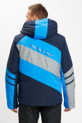 Оптом Горнолыжная куртка мужская синего цвета 77022S, фото 9