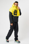 Оптом Горнолыжна куртка мужская желтого цвета 77023J в Казани, фото 8