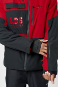 Оптом Горнолыжна куртка мужская красного цвета 77023Kr в Казани, фото 14