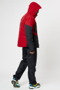 Оптом Горнолыжна куртка мужская красного цвета 77023Kr в Казани, фото 7