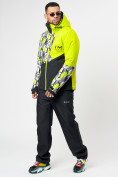 Оптом Горнолыжная куртка мужская зеленого цвета 77028Z в Казани, фото 14
