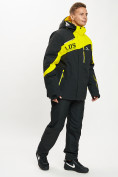 Оптом Горнолыжная куртка мужская большого размера желтого цвета 77029J в Казани, фото 13
