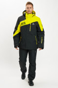 Оптом Горнолыжная куртка мужская большого размера желтого цвета 77029J в Екатеринбурге, фото 12