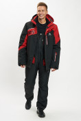 Оптом Горнолыжная куртка мужская большого размера красного цвета 77029Kr в Казани, фото 12