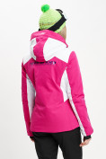 Оптом Горнолыжная куртка женская розового цвета 77030R, фото 7