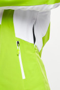 Оптом Горнолыжная куртка женская зеленого цвета 77030Z в Екатеринбурге, фото 10
