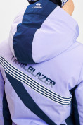 Оптом Горнолыжная куртка женская фиолетового цвета 77031F в Казани, фото 11