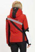 Оптом Горнолыжная куртка женская красного цвета 77031Kr, фото 7