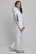 Оптом Горнолыжный костюм женский белого цвета 77038Bl, фото 8