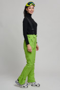 Оптом Горнолыжный костюм женский зеленого цвета 77038Z в Казани, фото 12