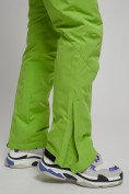 Оптом Горнолыжный костюм женский зеленого цвета 77038Z в Казани, фото 17