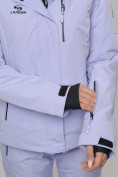 Оптом Горнолыжный костюм женский фиолетового цвета 77039F в Казани, фото 12