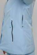 Оптом Горнолыжный костюм женский голубого цвета 77039Gl в Казани, фото 11