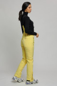 Оптом Горнолыжный костюм женский желтого цвета 77039J в Казани, фото 18
