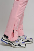 Оптом Горнолыжный костюм женский розового цвета 77039R в Казани, фото 18