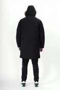 Оптом Парка мужская зимняя с мехом черного цвета 7707Ch в Казани, фото 18