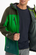Оптом Ветровка мужская зеленого цвета 776Z в Казани, фото 13