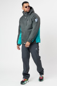 Оптом Спортивная куртка мужская зимняя серого цвета 78016Sr в Казани, фото 16