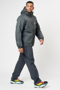 Оптом Спортивная куртка мужская зимняя темно-серого цвета 78016TC в Казани, фото 14
