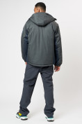 Оптом Спортивная куртка мужская зимняя темно-серого цвета 78016TC в Казани, фото 15